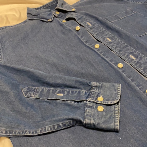 Brooks Brothers 100% cotton thin and soft blue Jean material. - Picture 5 of 7